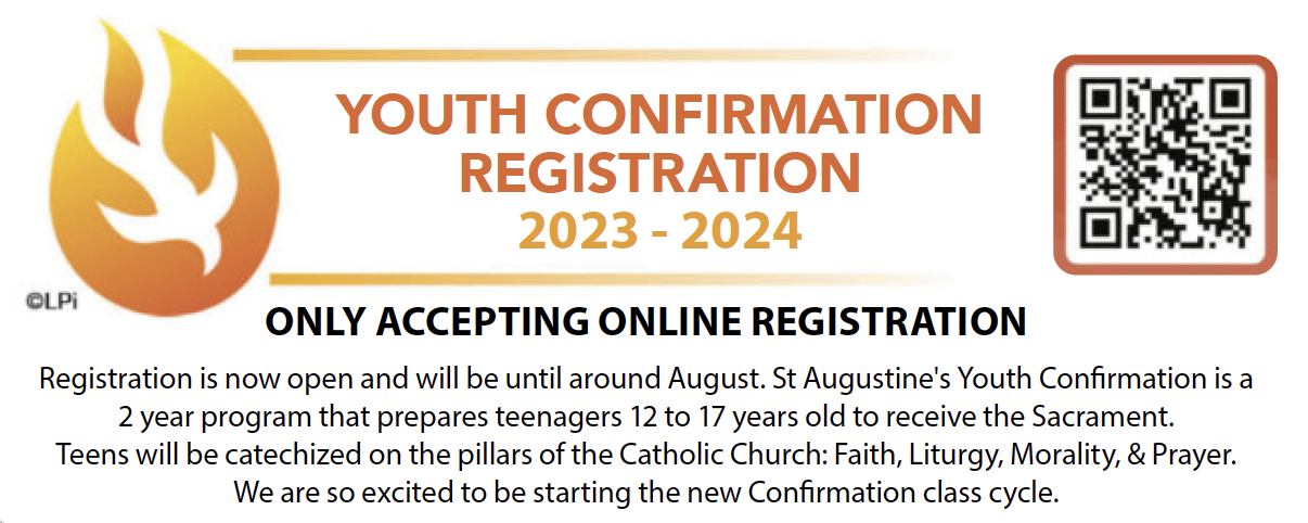 St. Augustine Confirmation Registration 2023-24